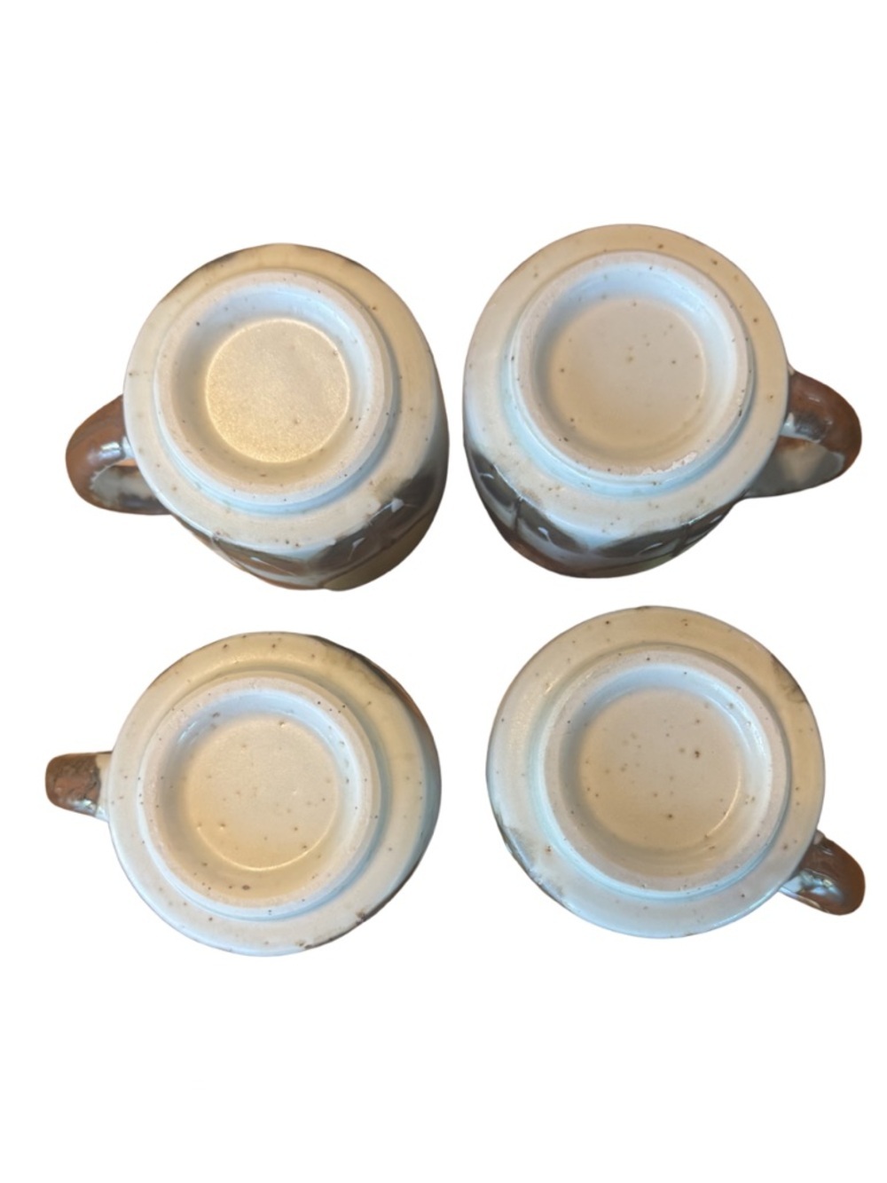 Vintage Otagiri Style Floral Stoneware Mugs Japan 1970s Cabin Cottagecore 4 - Picture 5 of 6